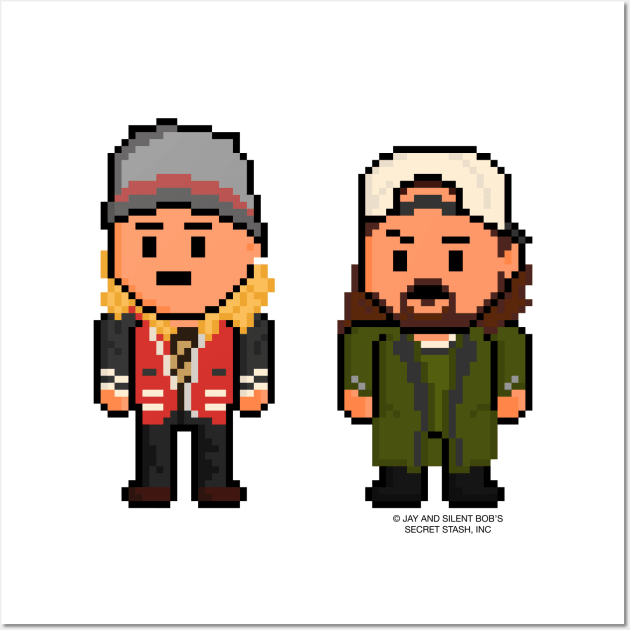 Make Myself a Profit in 1999 Pixel Jay and Silent Bob Wall Art by gkillerb